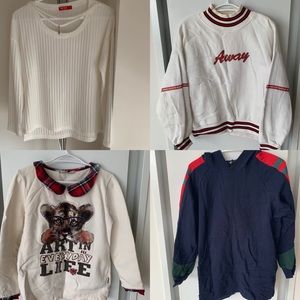 Sweatshirt hoodie T-shirt Aritzia Zara A&F Hollister UO sweater blouse